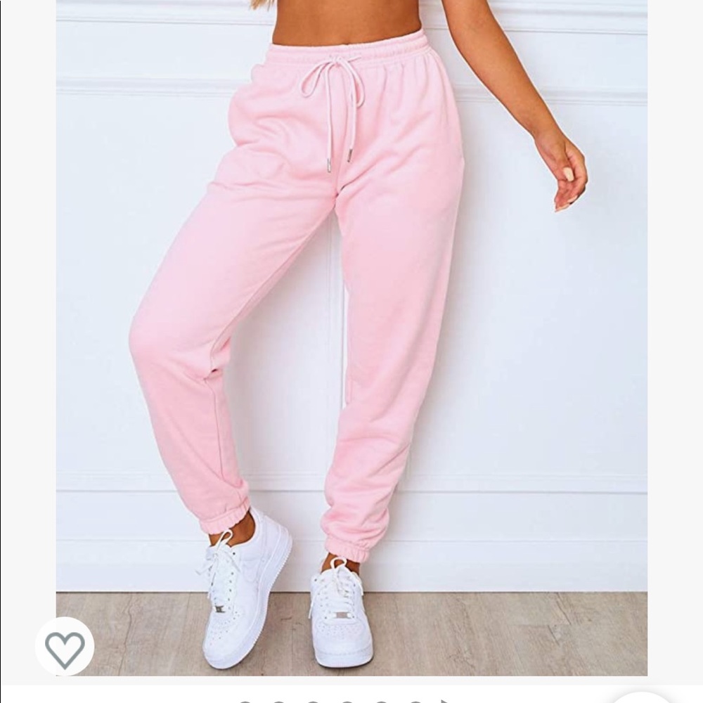 Pink sweatpants size L